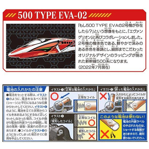 Load image into Gallery viewer, Takara Tomy Plarail Train Series - Train-500 Type EVA-02
