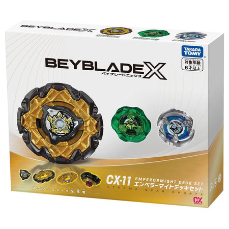 (Pre-order / Shipping Date: end of Jul 2026) Takara Tomy Beyblade X CX-11 Booster Set Emperor Might Deck Set