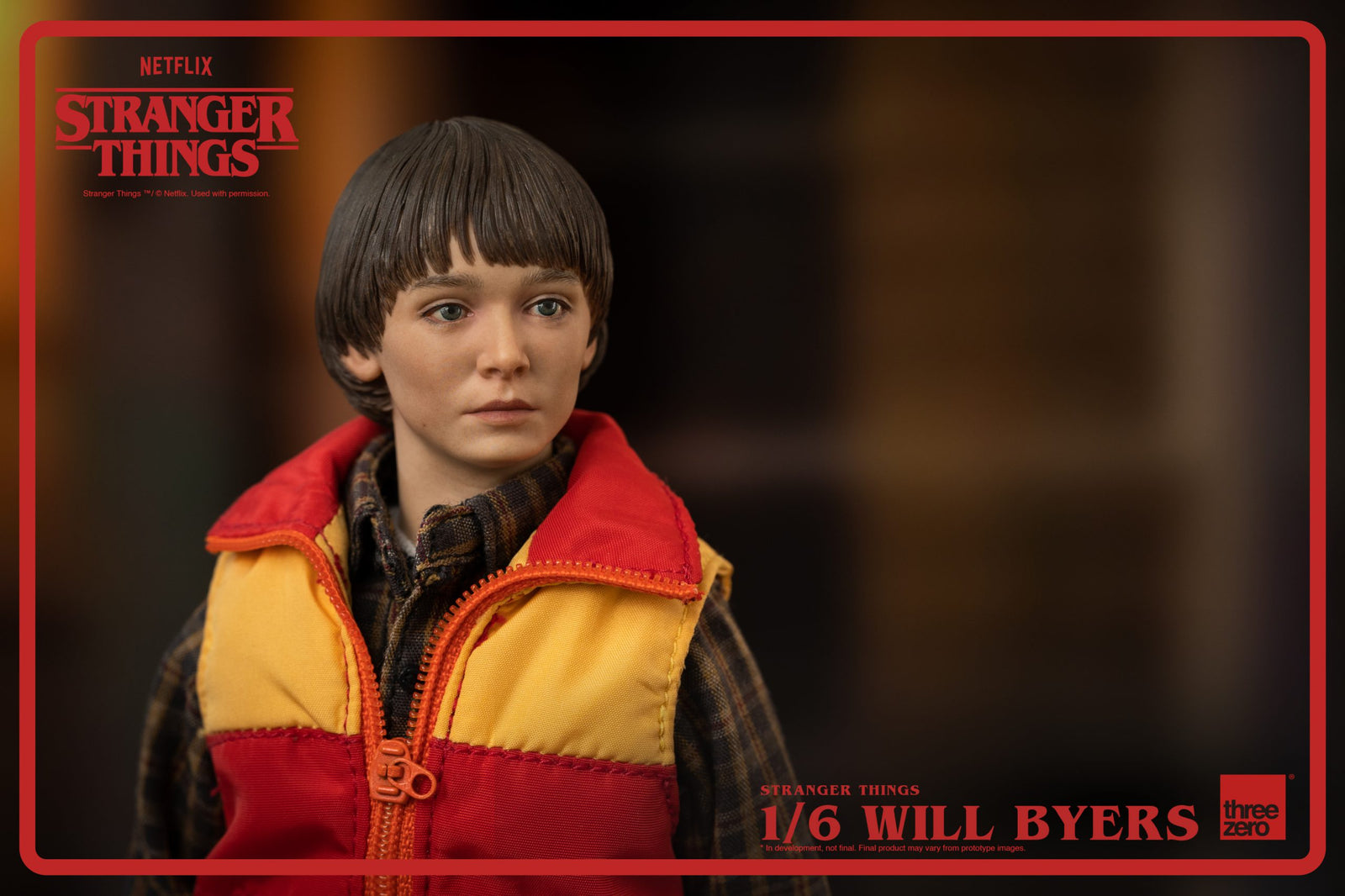 Threezero Stranger Things 1/6 Will Byers Action Figure Set with accessories