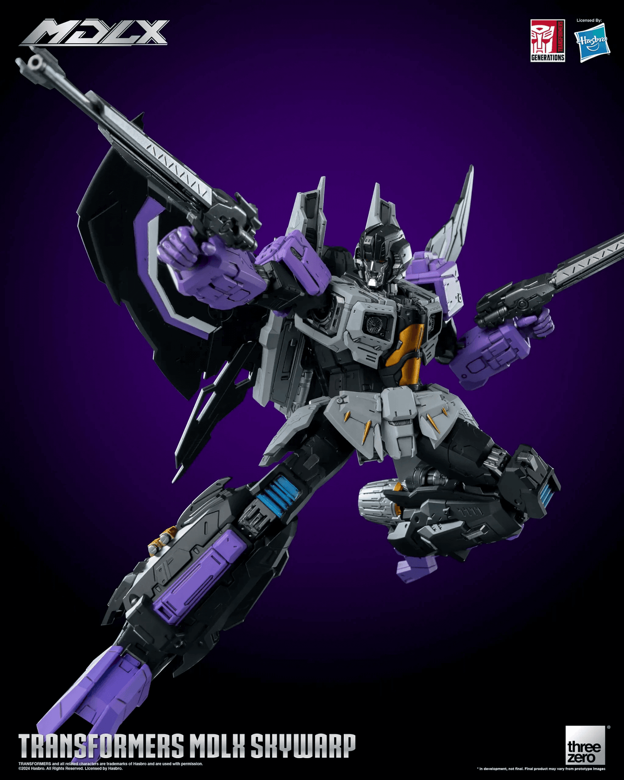 Threezero Transformers MDLX Action Figure Skywarp 20 CM