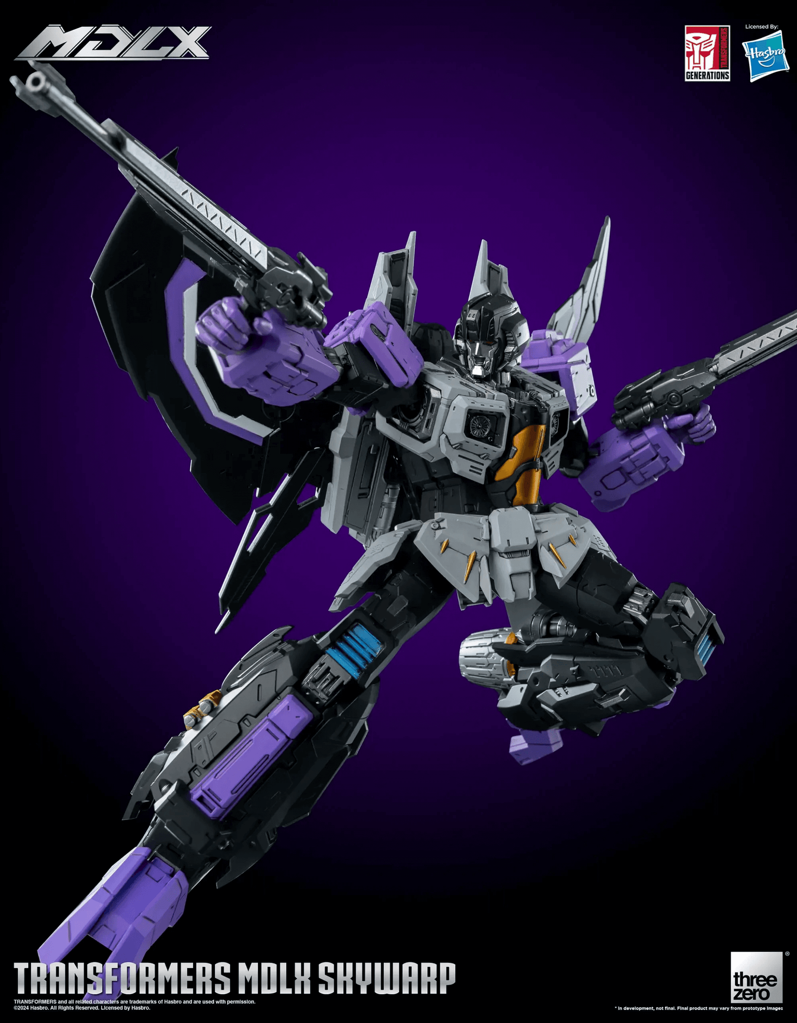 Threezero Transformers MDLX Action Figure Skywarp 20 CM