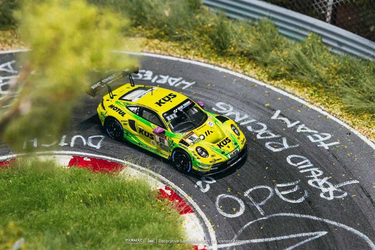 (Pre-order) Tarmac Works 1/64 Porsche 911 GT3 R Nurburgring 24h 2024 Diecast Car