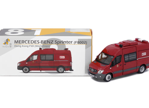 Load image into Gallery viewer, Tiny City 81 Die-cast Model Car - MERCEDES-BENZ Sprinter FL HKFSD WSV (F8002)
