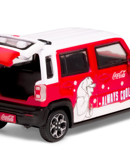 BMC x TINY 1/64 Suzuki 2016 Hustler - COCA-COLA Model Car