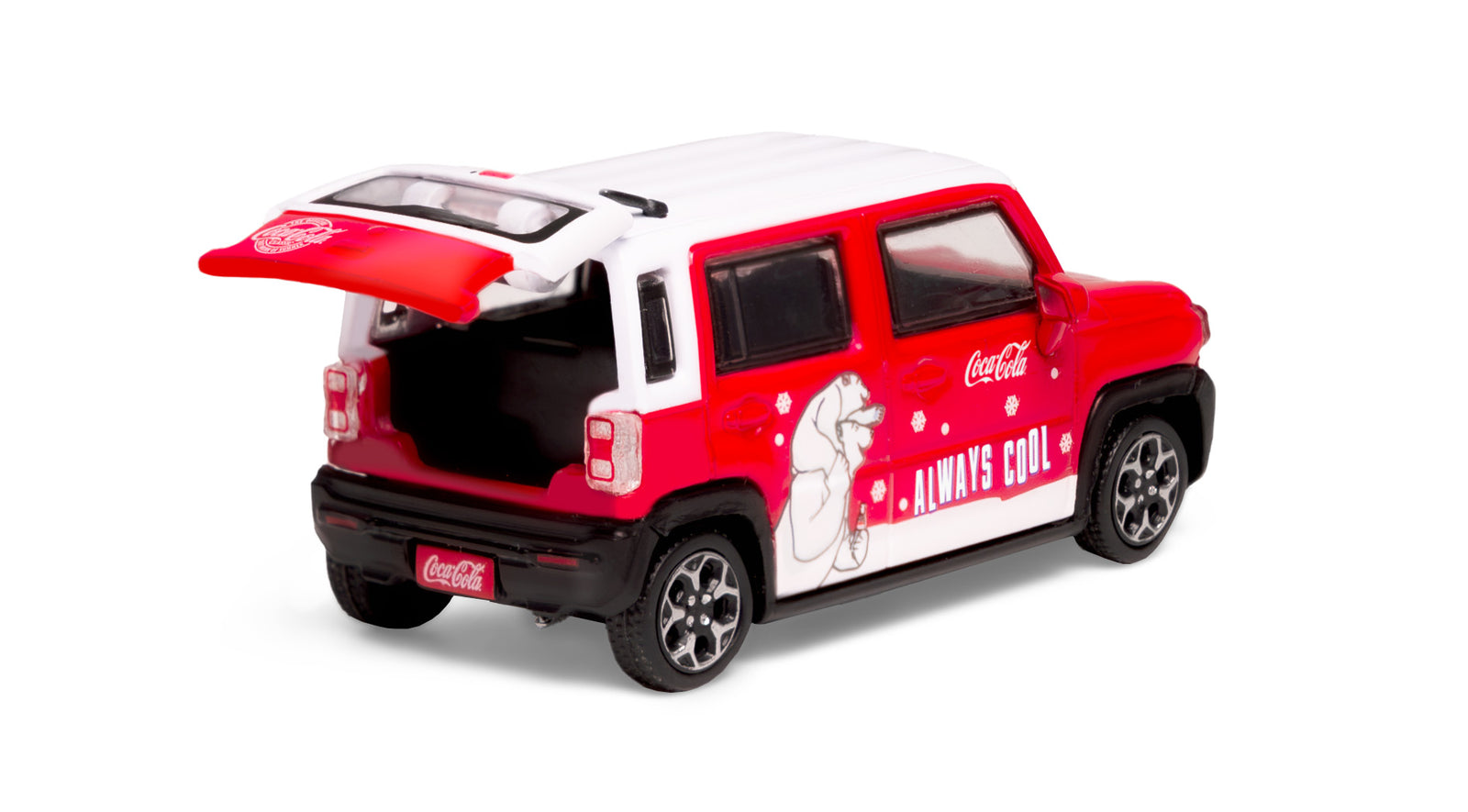 BMC x TINY 1/64 Suzuki 2016 Hustler - COCA-COLA Model Car