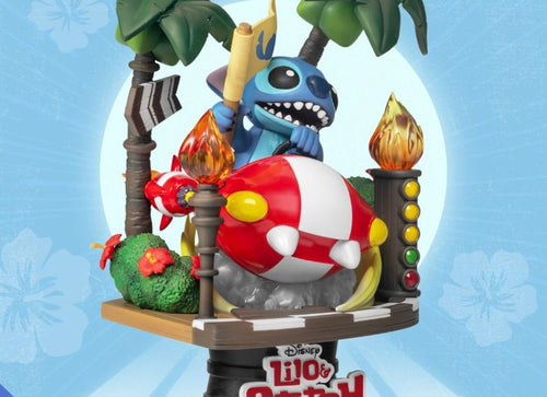 Load image into Gallery viewer, Beast Kingdom Diorama Stage-108- Disney Stitch Racing Car
