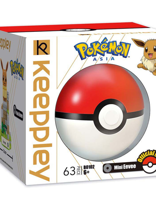 Load image into Gallery viewer, Keeppley Building Blocks Toy #B0105 : Pokemon Series - Mini Eevee (63pcs)
