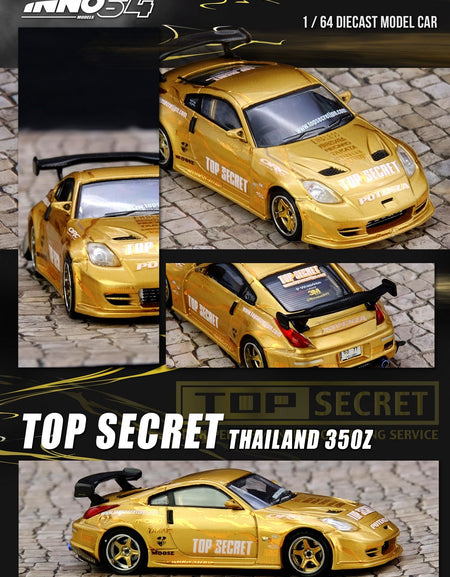 INNO64 1/64 TOP SECRET THAILAND 350Z Diecast Model Car