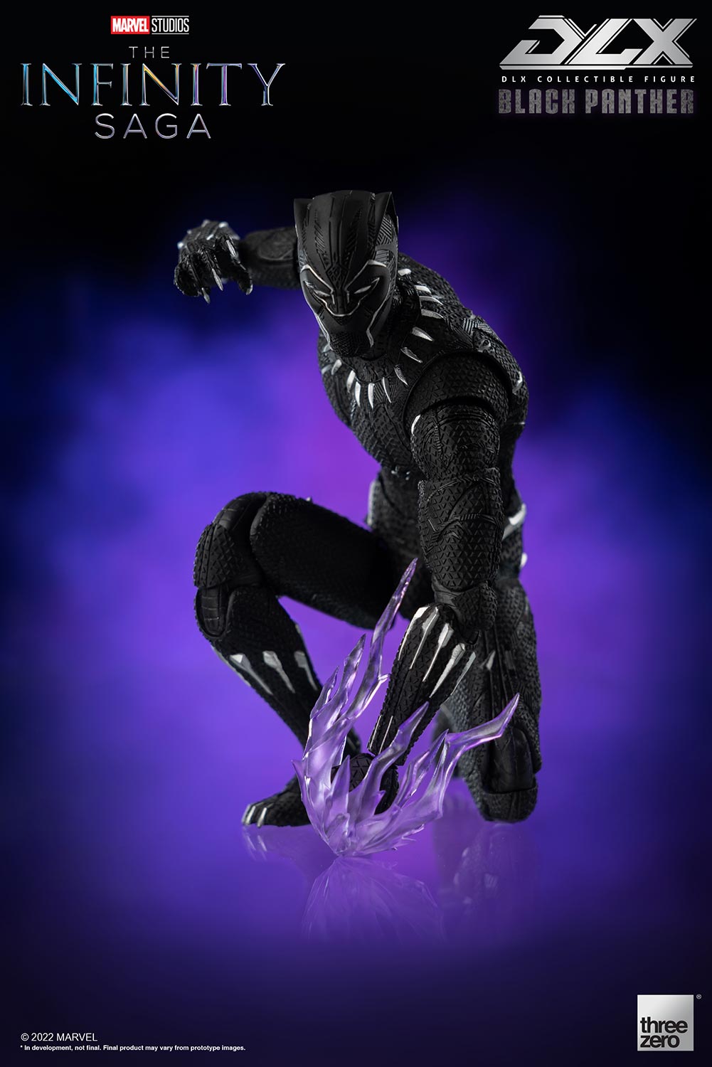 ThreeZero Marvel Studios The Infinity Saga DLX Black Panther Figure