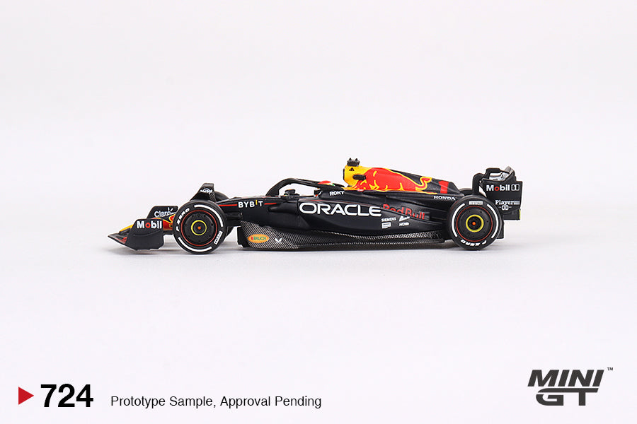 Mini GT #724 Oracle Red Bull Racing RB19 #1 Max Verstappen 2023 F1 MiJo Exclus.
