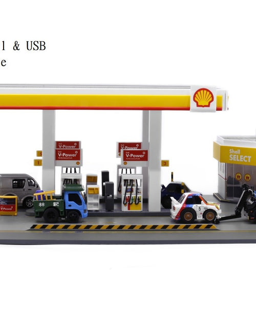 Load image into Gallery viewer, TinyQ - BQ08 Shell Hong Kong Petrol Station Diorama
