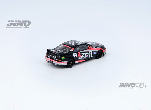 Load image into Gallery viewer, INNO64 1/64 NISSAN SKYLINE GT-R R33 #11 "RAZO TRAMPIO" N1 Super 1995
