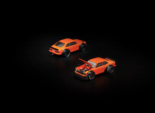 Load image into Gallery viewer, (Pre-order) POPRACE 1/64 TOYOTA COROLLA KE25 ORANGE Diecast Model Car
