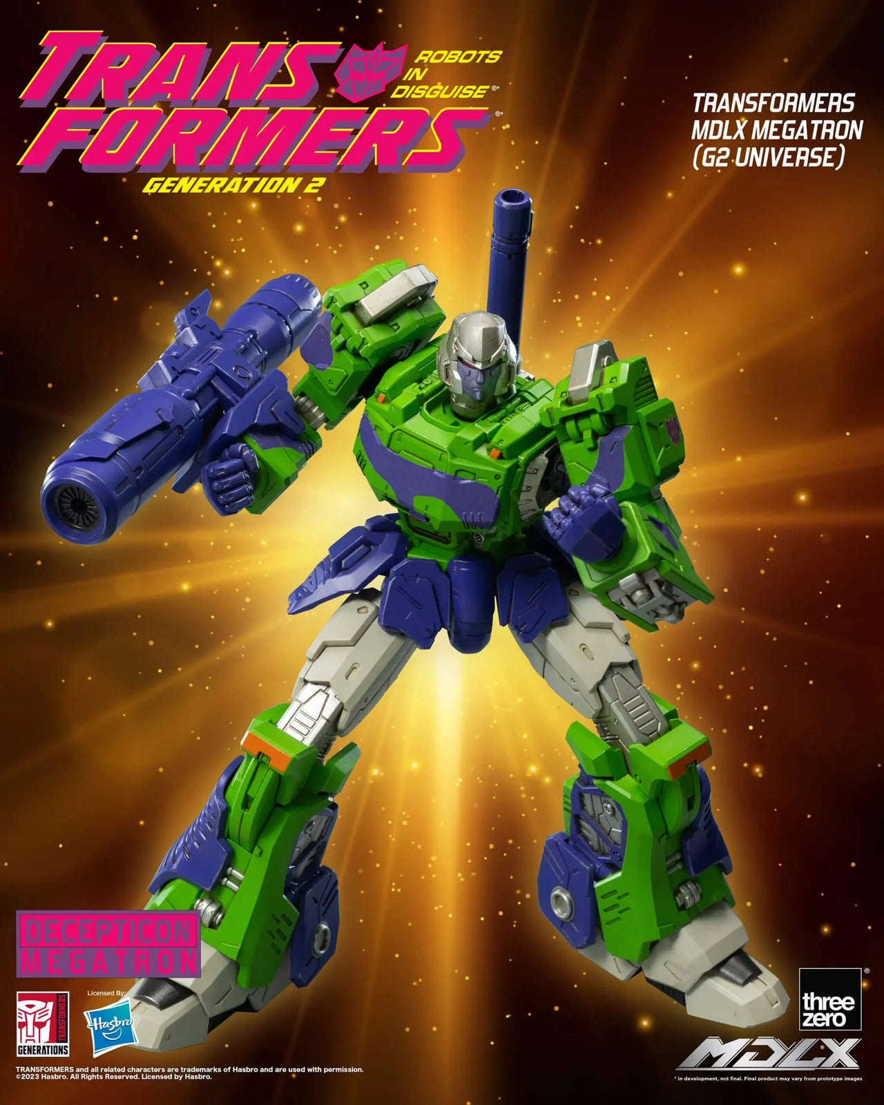 Threezero MDLX Action Figure - Transformers Megatron (G2 Universe)
