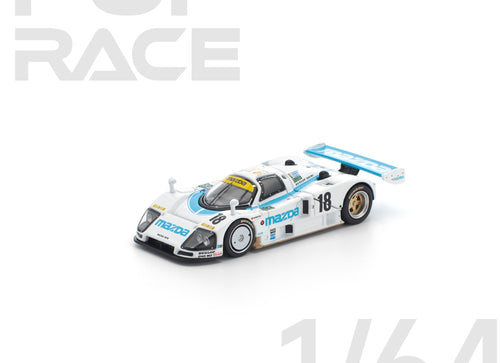 Load image into Gallery viewer, (Pre-order) POP RACE 1/64 MAZDA 787B 1991 LE MANS 24HRS #18 Diecast #PR640446
