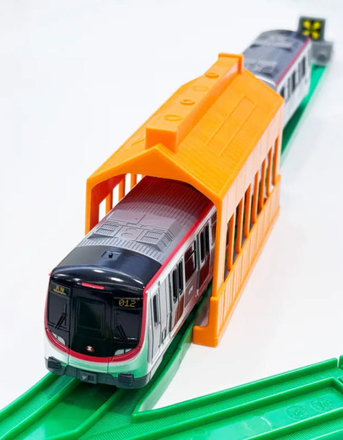 Load image into Gallery viewer, Takara Tomy Plarail Hong Kong MTR Passenger Train Kwun Tong Line Q Set
