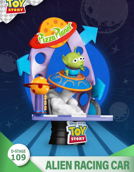 Beast Kingdom Diorama Stage-109- Disney Alien's Racing Car