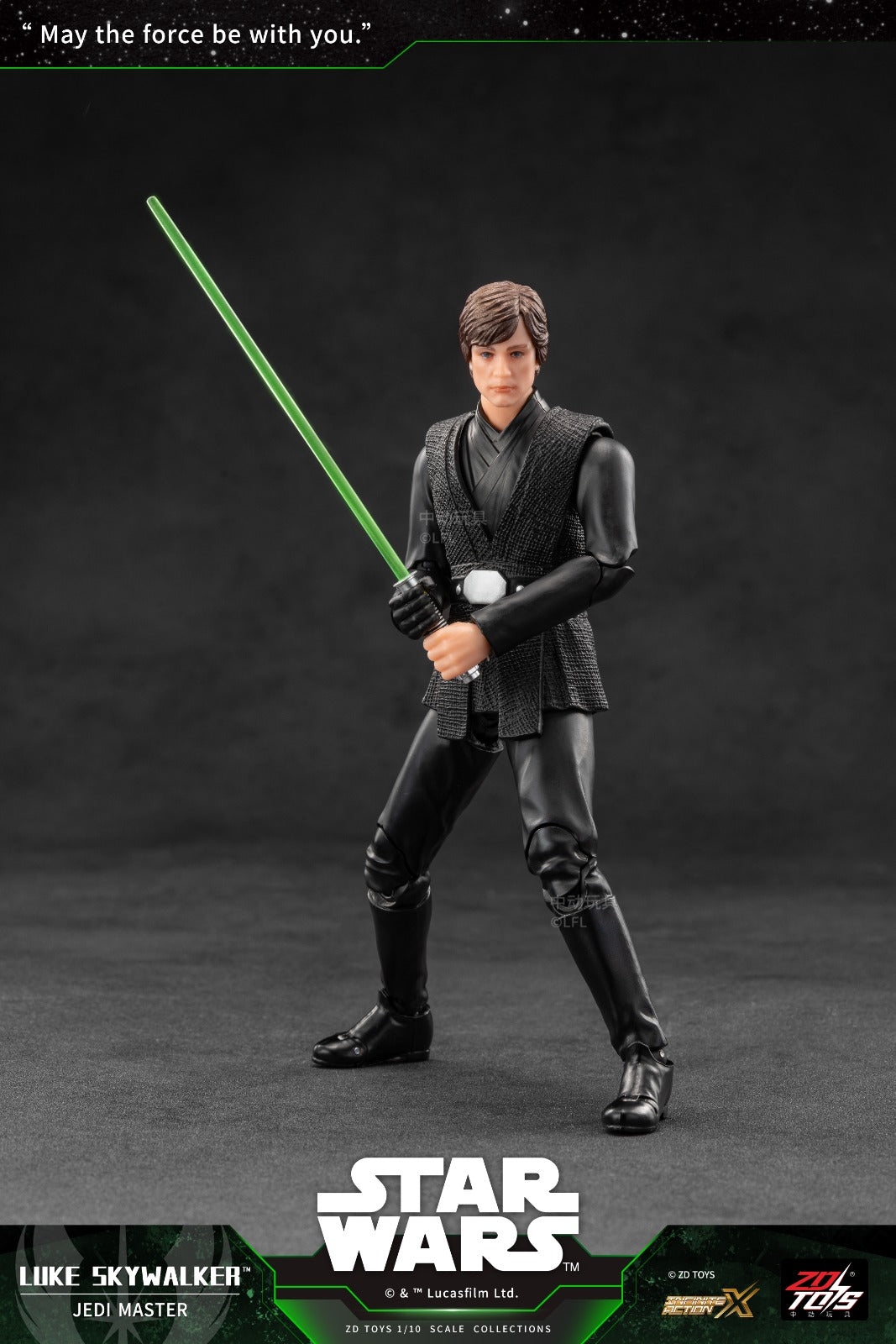 ZD Toys Star Wars Series 1/10 Star Wars Luke Skywalker Action Figures