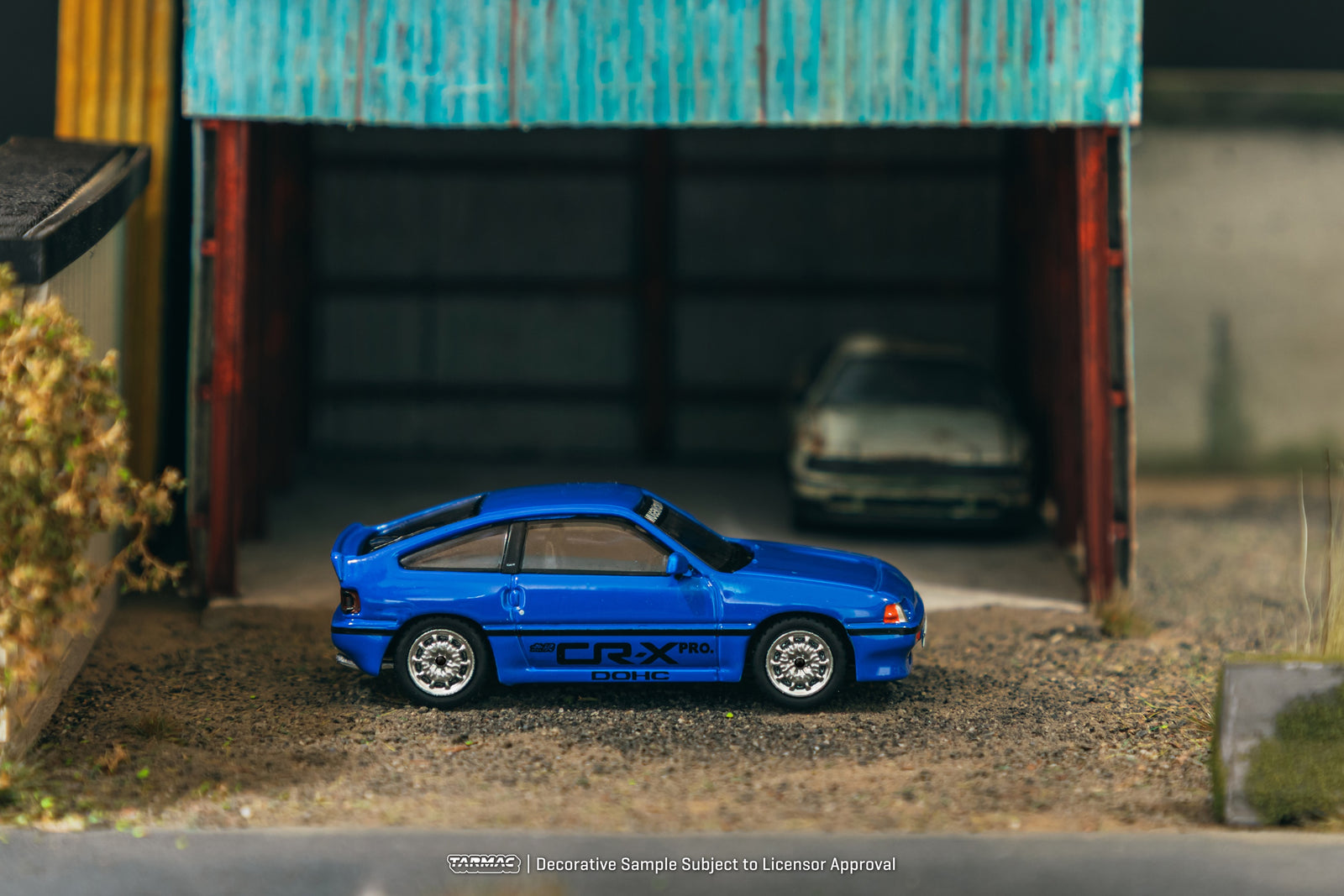 Tarmac Works 1/64 HONDA Ballade Sports MUGEN CR-X PRO Blue Model Car