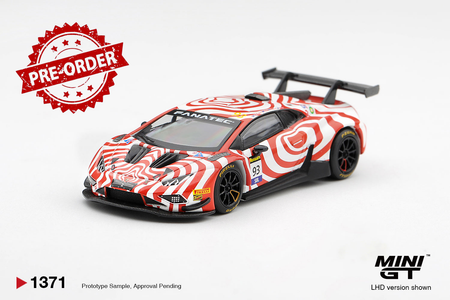 (Pre-order) Mini GT #1371 Lamborghini Huracan GT3 EVO2 #93 Wall Racing 2025 LHD
