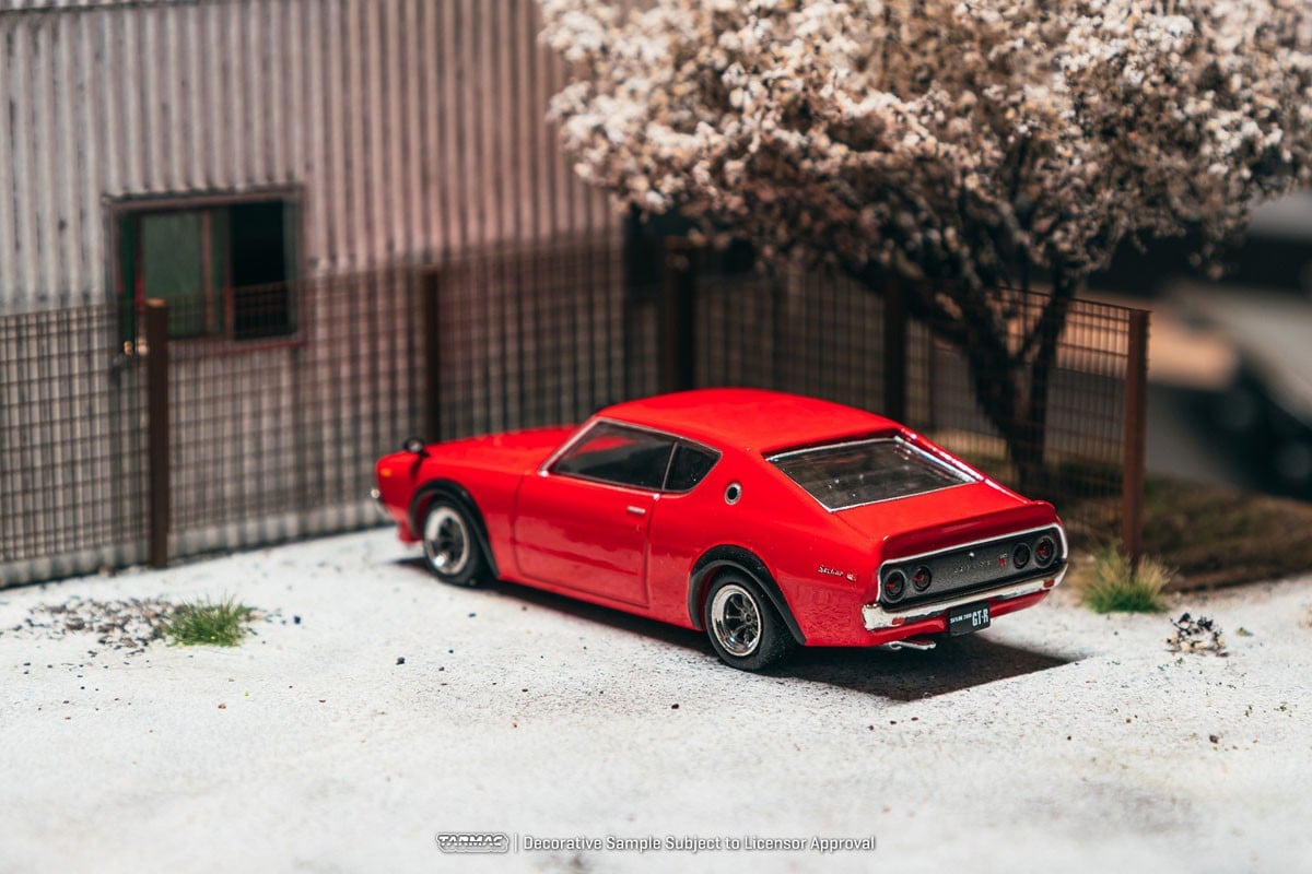 (Pre-order) Tarmac Works 1/64 Nissan Skyline 2000GT-R (KPGC110) Red Diecast Car