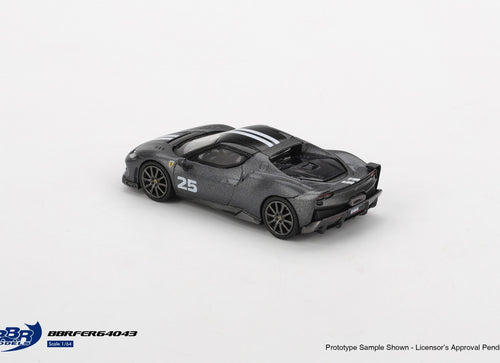 Load image into Gallery viewer, (Pre-order) BBR 1/64 Ferrari 296 Speciale Grigio Silverstone Opaco Model Car
