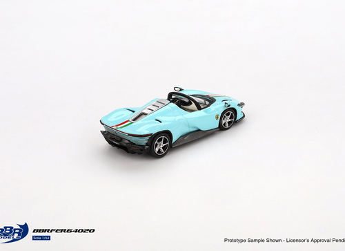 Load image into Gallery viewer, BBR 1/64 Ferrari Daytona SP3 Light Blue Diecast Model Car
