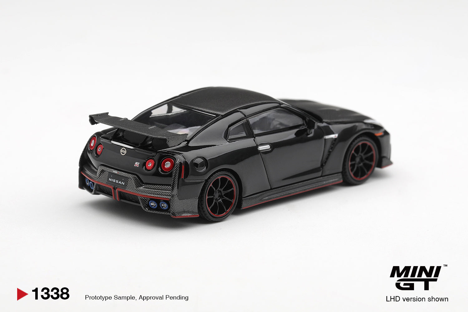 (Pre-order) Mini GT #1338 Nissan GT-R R35 Nismo Black LHD Diecast Model Car