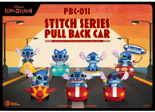 Load image into Gallery viewer, Beast Kingdom PBC-013 Stitch Series Pull Back Car Blind boxset
