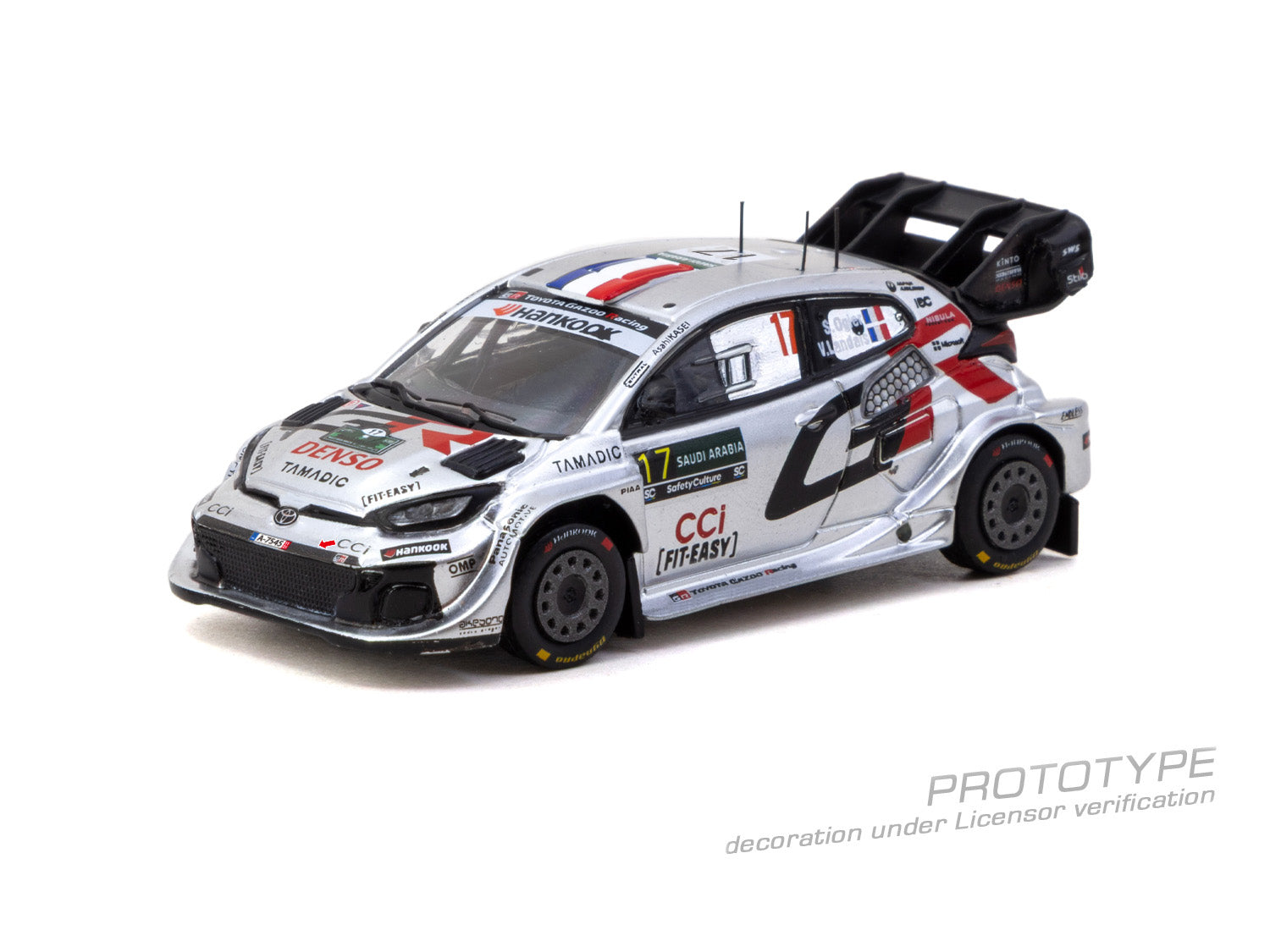 (Pre-order) Tarmac Works 1/64 Toyota GR YARIS Rally1 HYBRID Rally Saudi Arabia