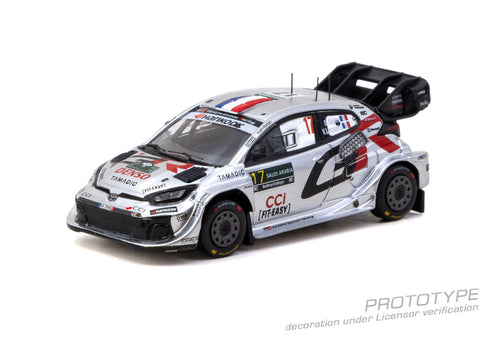 Load image into Gallery viewer, (Pre-order) Tarmac Works 1/64 Toyota GR YARIS Rally1 HYBRID Rally Saudi Arabia
