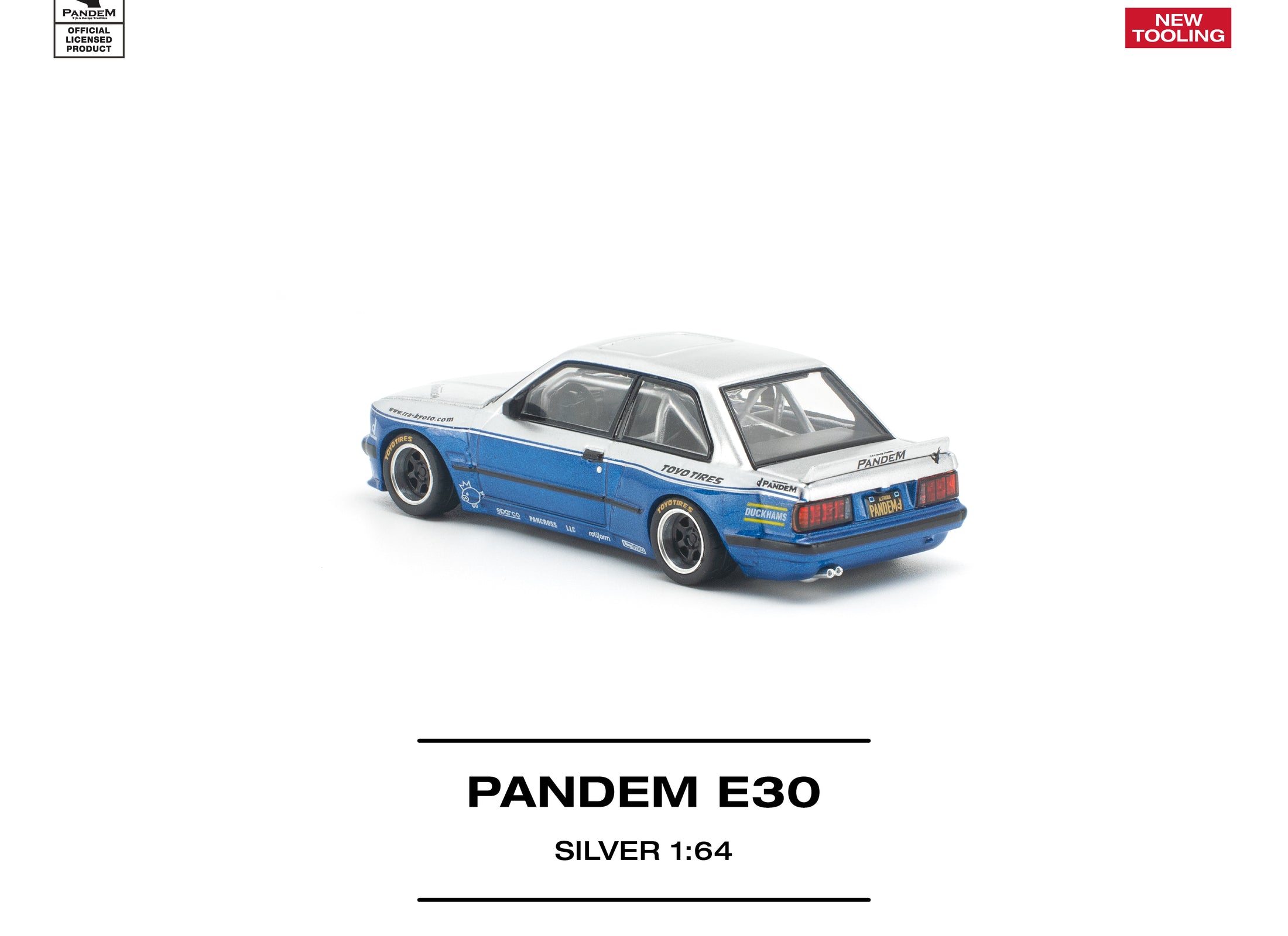 (Pre-order) POPRACE 1/64 - PANDEM E30 Diecast Model Car