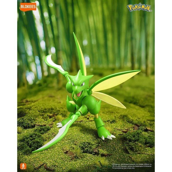 Blokees Pokemon Classic Version-L Scyther Buildable Action Figure Model Kit