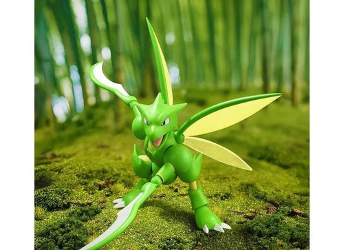 Load image into Gallery viewer, Blokees Pokemon Classic Version-L Scyther Buildable Action Figure Model Kit

