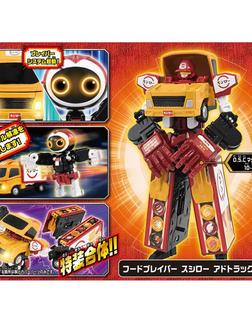 Load image into Gallery viewer, Takara Tomy Tomica Joblabor JB12 Foodblabor Sushiro Ad Transforming Truck
