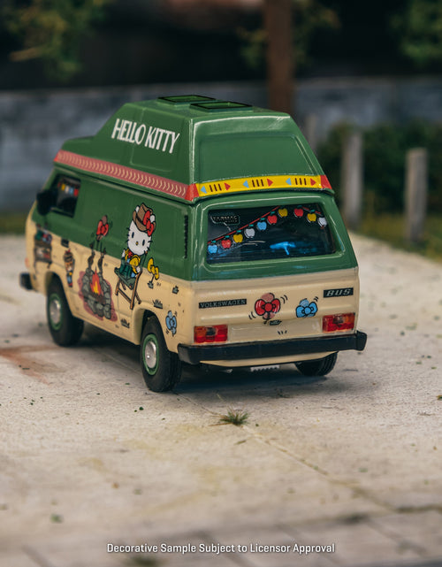 Load image into Gallery viewer, Tarmac Works 1/64 Volkswagen T3 Van Hello Kitty Camping Model Car
