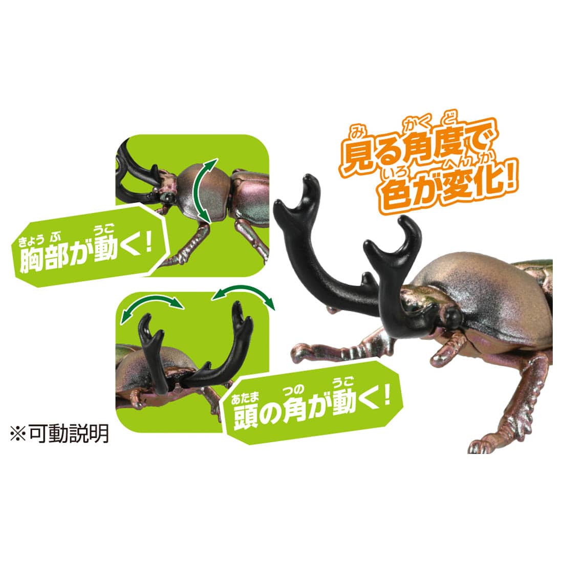 Takara Tomy ANIA animal Action Figure - AS-42 Phalacrognathus Muelleri