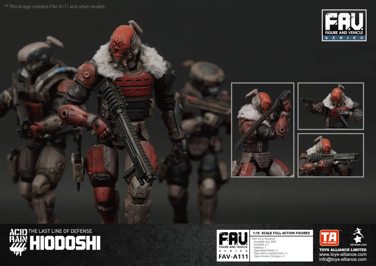 TOYS ALLIANCE x Acid Rain FAV-A111 Hiodoshi 1:18 Figure