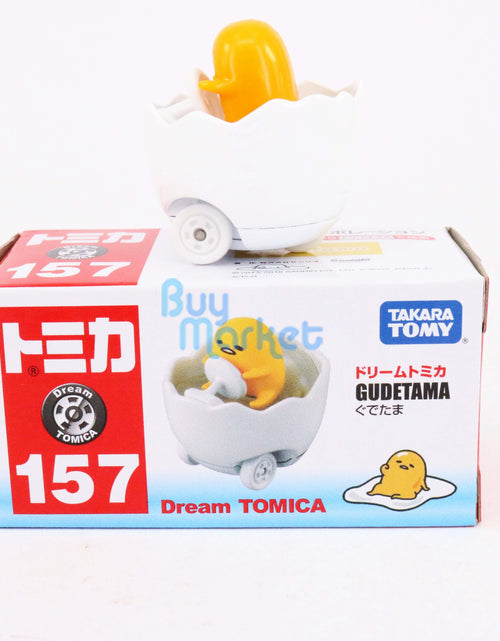 Load image into Gallery viewer, Takara Tomy Dream Tomica #147 Sanrio Gudetama 3CM Mini Diecast Toy Car Japan
