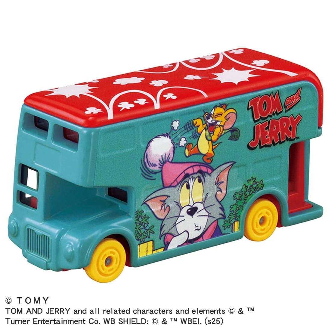 Takara Tomy Dream Tomica Diecast SP Tom and Jerry Jerry Wrapping Bus Blue