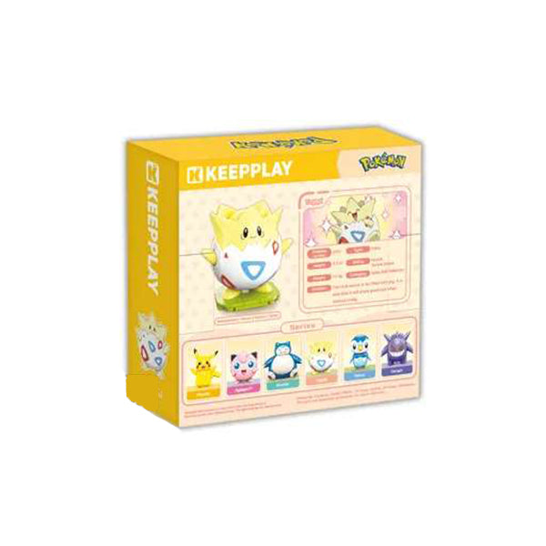 Qman Keeppley Pokemon Togepi Roundy Kuppy Building Blocks Set Toy Packs