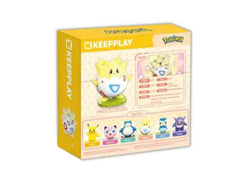 Load image into Gallery viewer, Qman Keeppley Pokemon Togepi Roundy Kuppy Building Blocks Set Toy Packs

