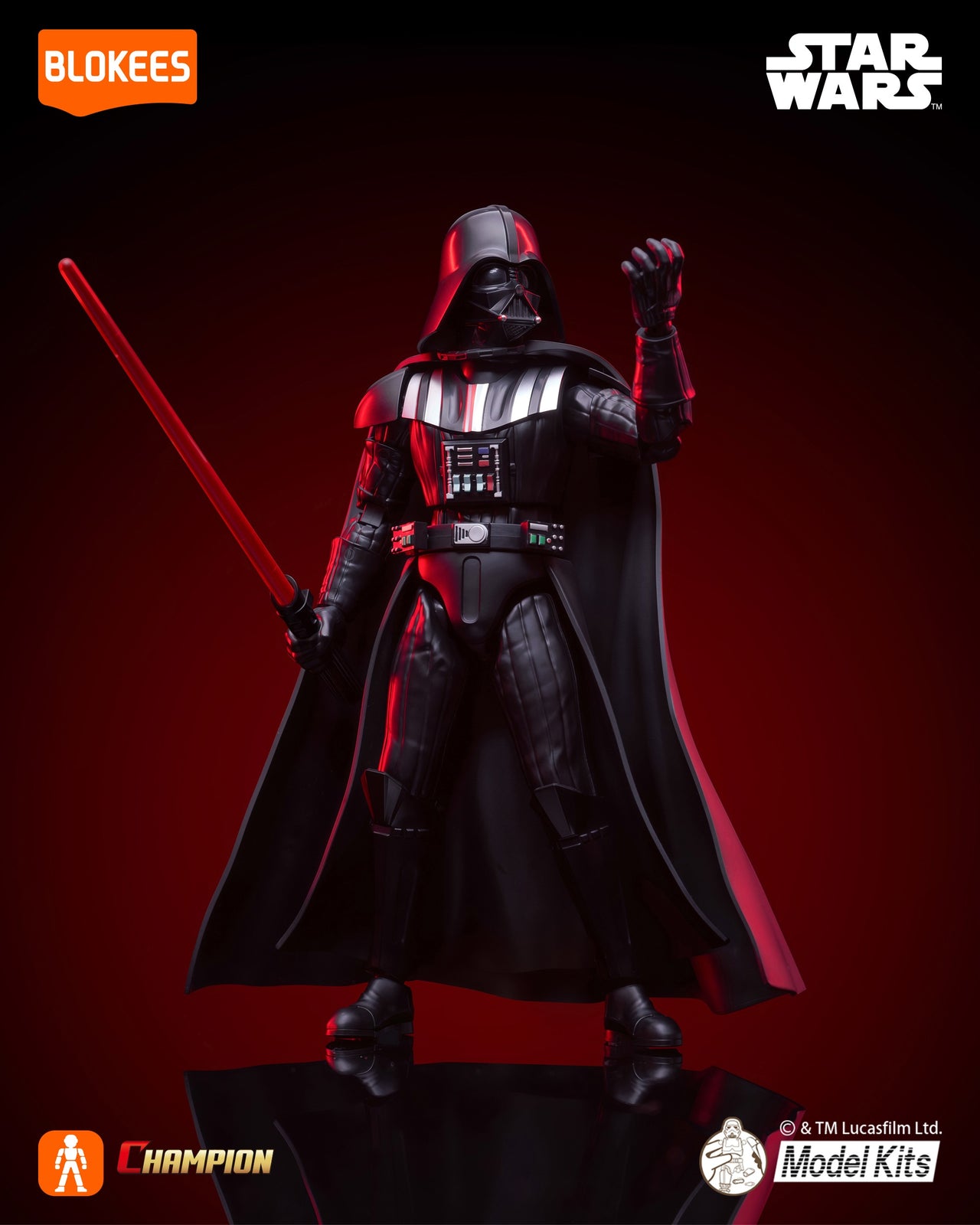 Blokees Star Wars CC01 Series Darth Vader: The Dark Lord of the Sith Model Kits