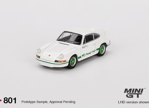 Load image into Gallery viewer, Mini GT #801 1/64 Porsche 911 Carrera RS 2.7 Grand Prix White RHD
