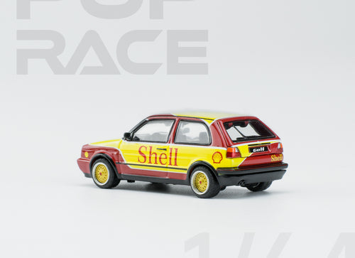Load image into Gallery viewer, POPRACE 1/64 Shell Volkswagen Golf GTI MKII Diecast Model Car
