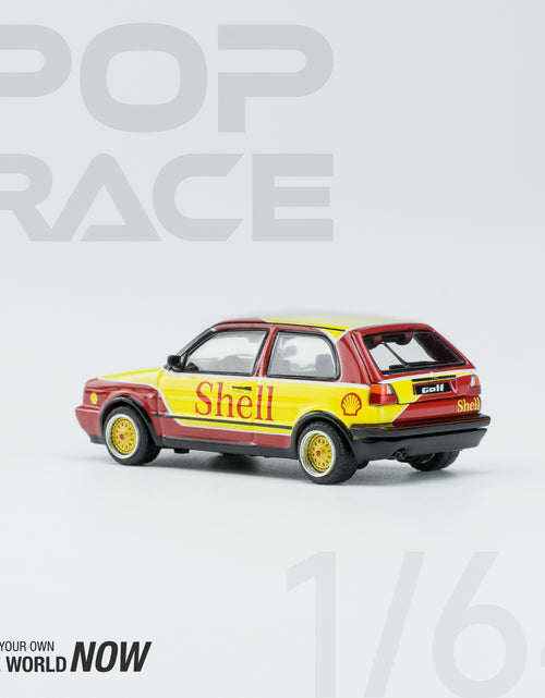 Load image into Gallery viewer, POPRACE 1/64 Shell Volkswagen Golf GTI MKII Diecast Model Car
