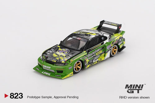 Load image into Gallery viewer, MINI GT 1/64 Nissan LB-Super Silhouette S15 SILVIA #555 V2 2024
