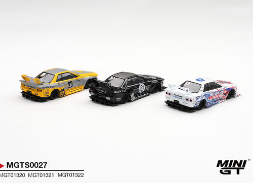 Load image into Gallery viewer, (Pre-order) Mini GT INOZETEK x Liberty Walk R32 Set 2026 Show Edition Car Set
