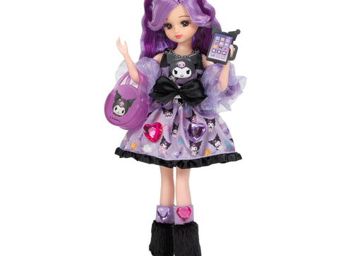 Load image into Gallery viewer, Takara Tomy Licca-chan Kuromi decorated Licca Doll Set
