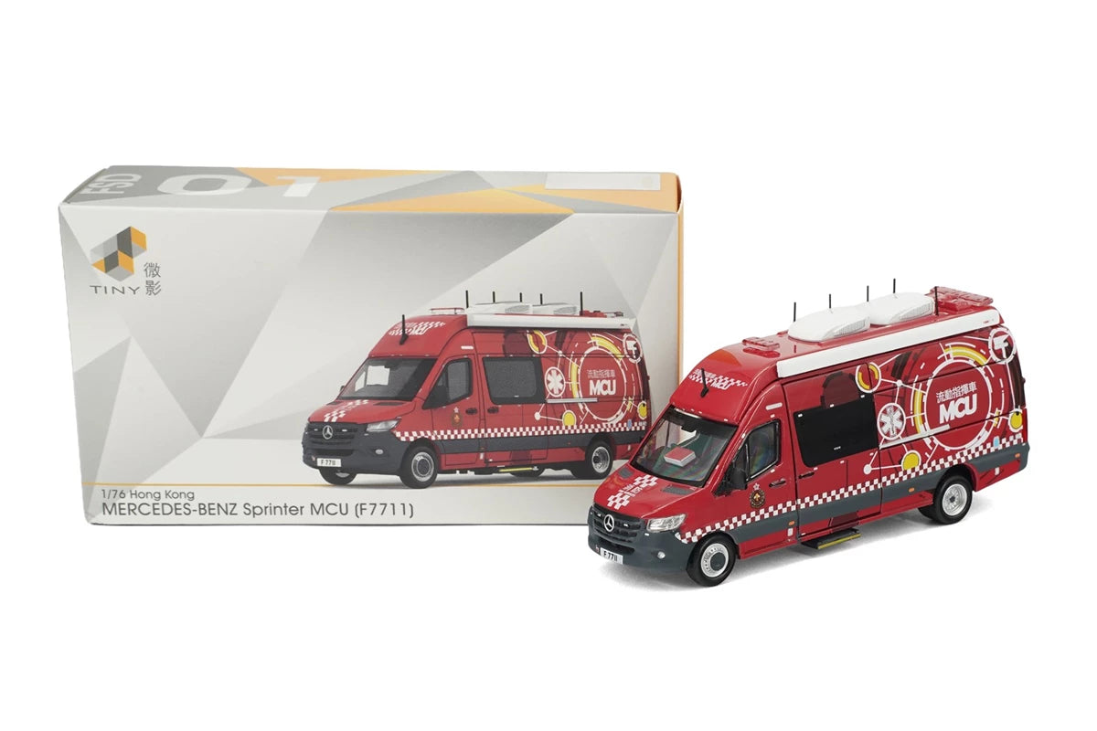 Tiny City Die-cast Model Car - MERCEDES-BENZ Sprinter FL HKFSD MCU (F7711)